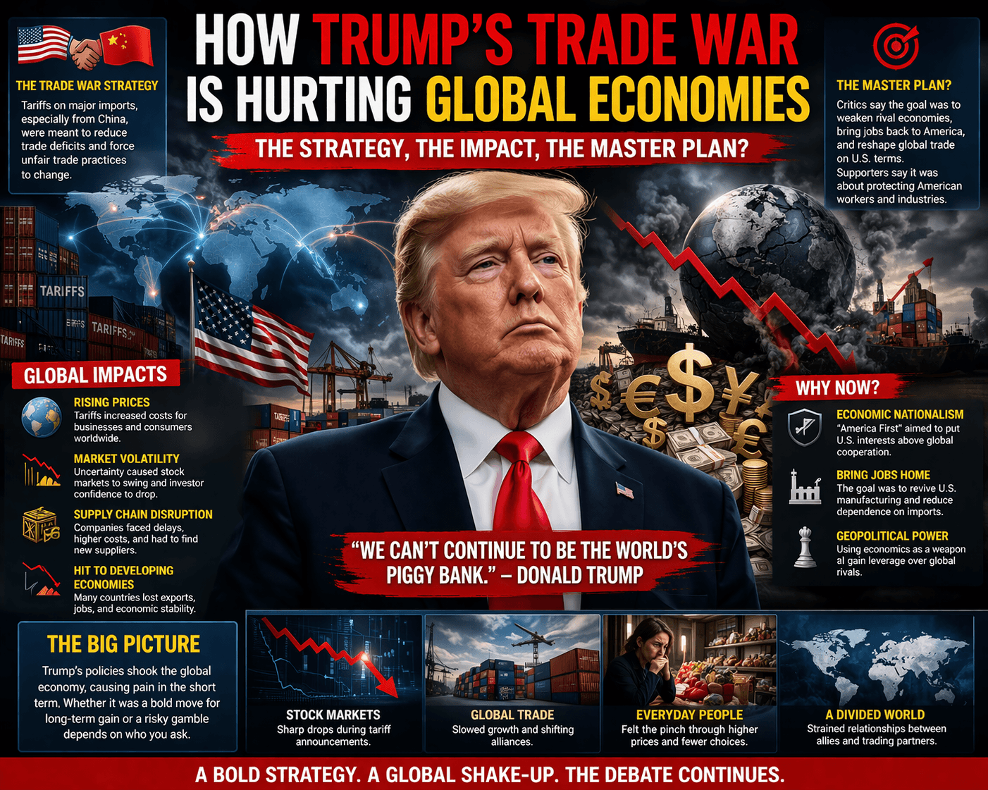 Did Donald Trump’s Policies Impact the Global Economy? Understanding Trade Wars, Strategy, and Global Effects